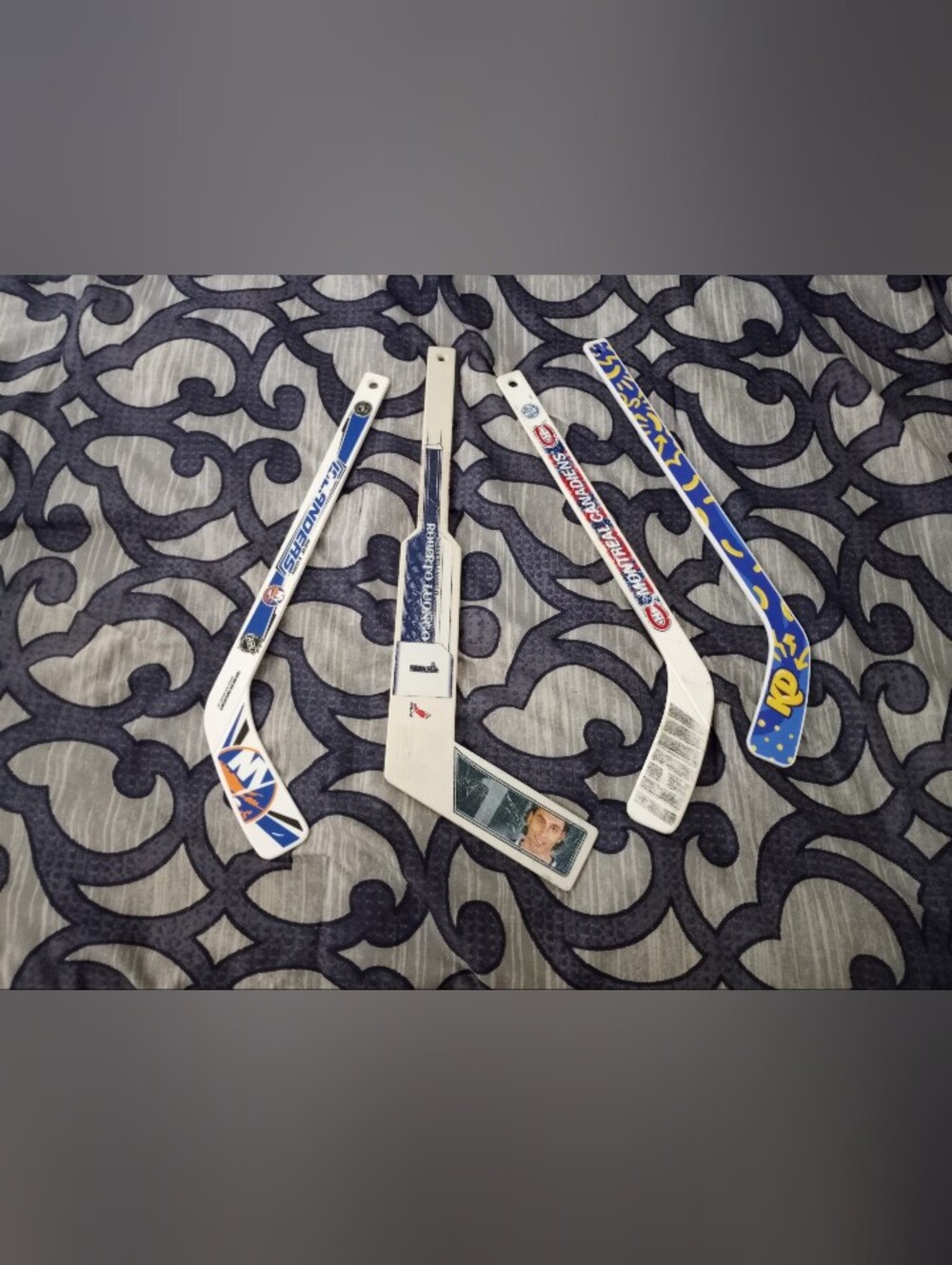 Vintage Miniature Hockey Sticks